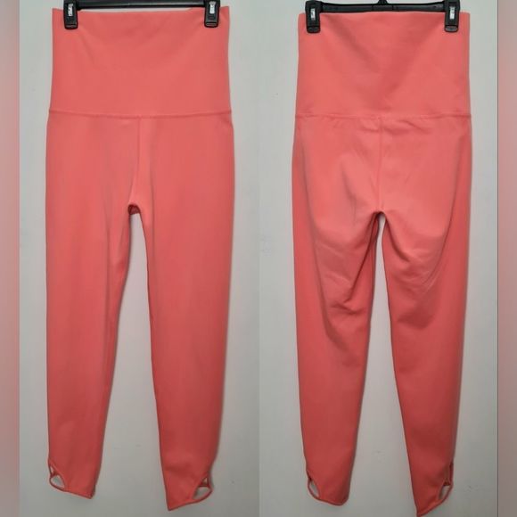 Free People Movement Moonshadow High Waisted Foldover Yoga Leggings Peach M - Picture 10 of 16